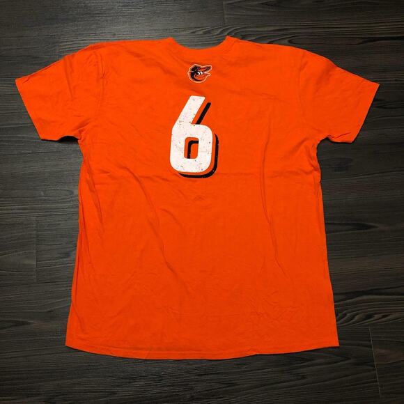 Bright Orange Baltimore Orioles ‘Schoop 6’ Graphic Tee - Picture 2 of 4